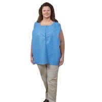Buy AmpleWear Unisex Blue / White Scrub Shirt