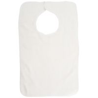 Buy Adult Mealtime Soft Terrycloth Bib With Hook And Loop Closure