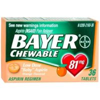 Buy Bayer Aspirin Strength Pain Relief Chewable Tablet