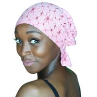 Buy Chemo Beanies Whitney Pink-Magenta Floral Jacquard