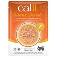 Buy Catit Divine Shreds Chicken with Salmon and Pumpkin