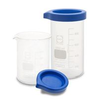 Buy Elma Ultrasonics Glass Beaker with Plastic Lid