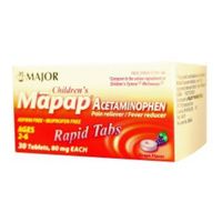 Buy Major Pharmaceuticals Mapap Children's Pain Relief Tablet