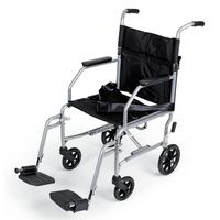 Medline Basic Steel Transport Wheelchair