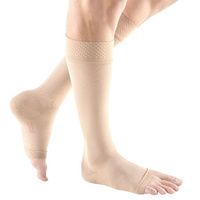 Buy Medi USA Mediven Forte Knee High 40-50 mmHg Compression Stockings Extra Wide Calf w/Silicone Top Band Open Toe