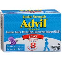 Buy Advil Glaxo Smith Chewable Ibuprofen Pain Relief Tablet
