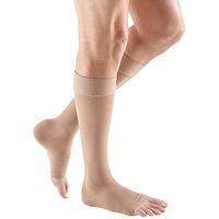 Buy Medi USA Mediven Plus Knee High 20-30 mmHg Compression Stockings Extra Wide Calf w/ Silicone Top Band Open Toe