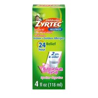 Buy Zyrtec Children's Allergy Relief Syrup