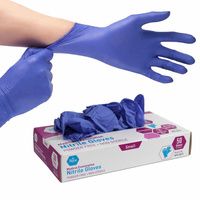 MedPride Nitrile Ice Blue Exam Gloves