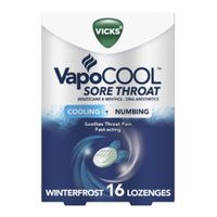 Buy Vicks VapoCOOL Sore Throat Relief Lozenges