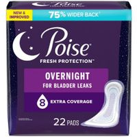 Buy Poise Overnight Incontinence Pads - Heavy Absorbency