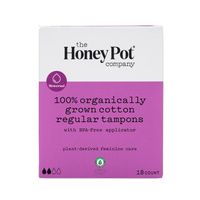 Buy The Honey Pot Regular Tampons Bio-plastic Applicator