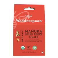 Buy Wedderspoon Manuka Honey Drops Ginger Supplements