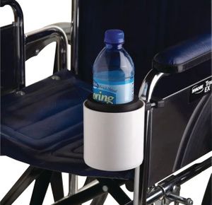 Sammons Preston Wheelchair Beverage Holder With Nylon Bracket