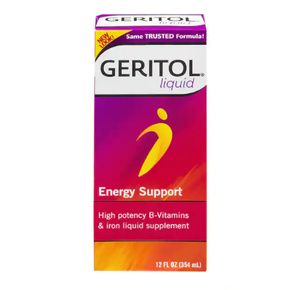 Geritol Liquid Energy Multivitamin Supplement