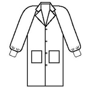 Halyard 3-Layer Basic Lab Coat