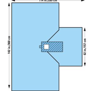 O&M Halyard Orthopedic Hand Drape