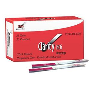 Clarity Diagnostics hCG Pregnancy Strip Test Kit