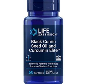 Life Extension Black Cumin Seed Oil and Curcumin Elite Softgels