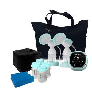 Unimom Zomee Z2 Smart Double Electric Breast Pump With Tote Kit