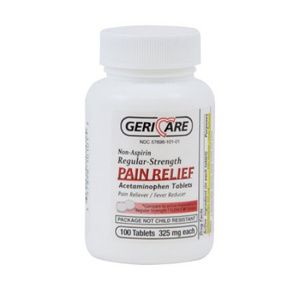 Mckesson Geri-Care Acetaminophen Regular Strength Pain Relief Tablet