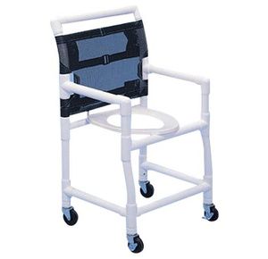 Healthline PVC Deluxe Shower Commode Chair