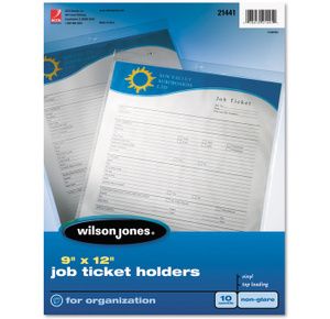 Wilson Jones Job Ticket Holders