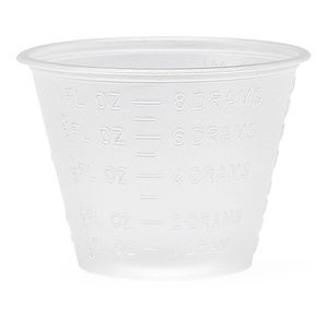 Medline Graduated Plastic Disposable Medicine Cups