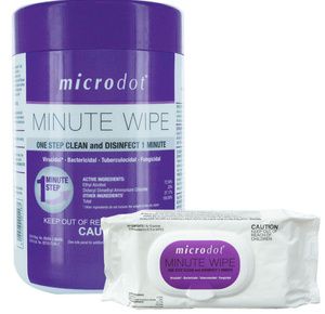 Cambridge microdot Minute Wipe Surface Disinfectant Cleaner