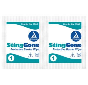 Dynarex StingGone Protective Barrier Wipes