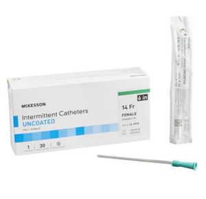 McKesson Female Intermittent Catheter - Straight Tip