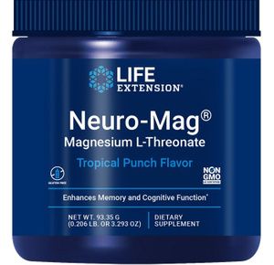 Life Extension Neuro-Mag Magnesium L-Threonate (Tropical Punch)