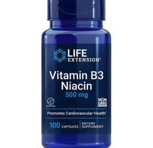 Life Extension Vitamin B3 Niacin Capsules