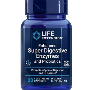 Life Extension Enhanced Super Digestive Enzymes and Probiotics Capsules