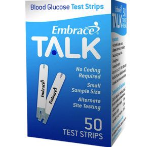 Omnis Health Embrace Blood Glucose Test Strips