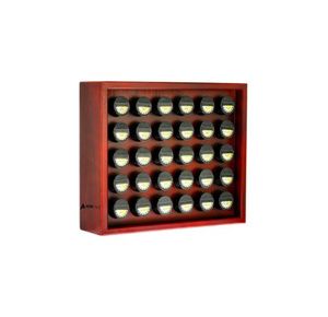AdirChef Solid Wood Spice Rack with Glass Jars