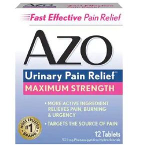 AZO Maximum Strength Urinary Pain Relief Tablets