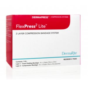 DermaRite FlexPress2 Two-Layer Compression Bandage System