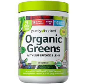 MuscleTech Purely Inspired Organic Greens Plus Superfoods & Vitamins Dietary Supplements