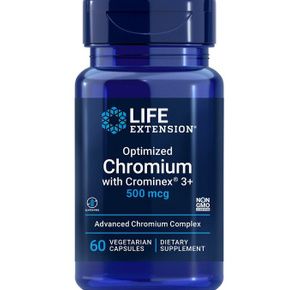 Life Extension Optimized Chromium with Crominex 3+ Capsules