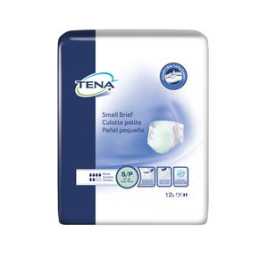 Tena Stretch Plus Adult Brief Tab Closure 2X-Large Disposable Moderate  Absorbency, 61090 - Case of 64