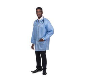 S2s Global Fluid-Resistant Disposable Lab Jacket