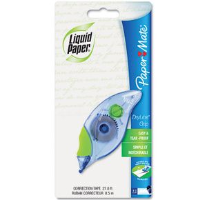 Paper Mate Liquid Paper DryLine Grip Correction Tape