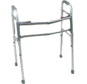Rose Healthcare Oversized Two Button Aluminum Folding Walker