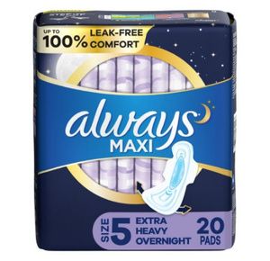 Procter & Gamble Always Overnight Absorbency Feminine Pad