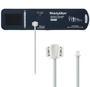 Welch Allyn FlexiPort Reusable Blood Pressure Cuff With Screw Type Connector