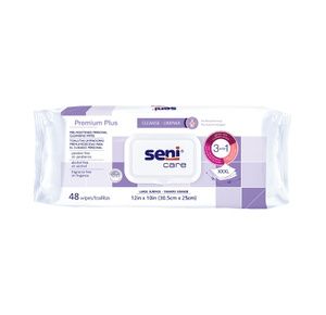 Seni Care Soft Pack Rinse-Free Personal Wipes