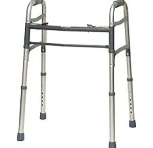 ProBasics Aluminum Two-Button Release Folding Walker For Adult