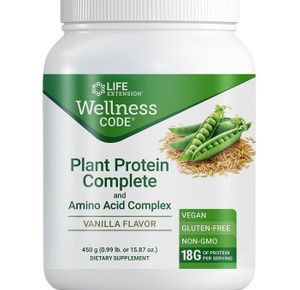 Life Extension Wellness Code Plant Protein Complete & Amino Acid Complex (CA only)
