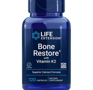 Life Extension Bone Restore with Vitamin K2 Capsules